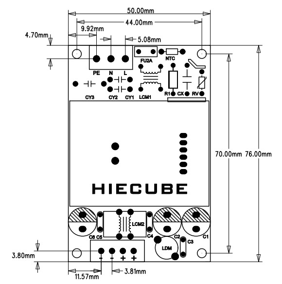 hs20p36sr demo板封装尺寸